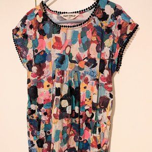 Kindah Kahlidy x gorman smock dress